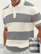 Men’s Slim-Fit Short Sleeve Knit Polo