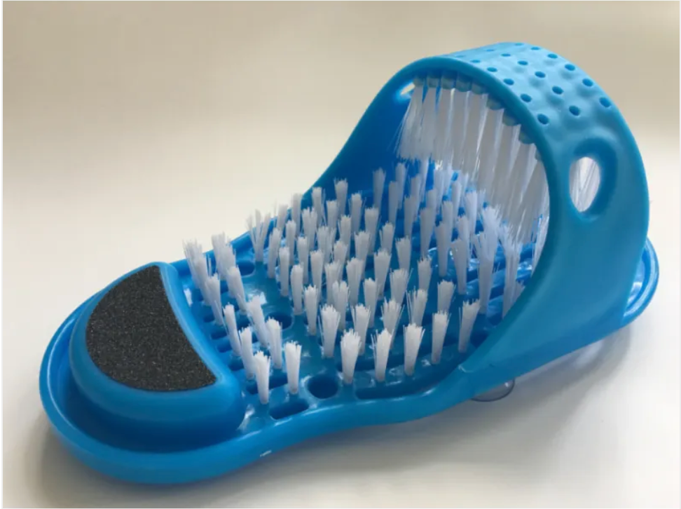 Shower Foot Scrubber Slippers – Hands-Free Cleaning & Massage