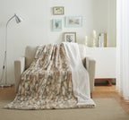Russian Lynx Faux Fur Sherpa Blanket
