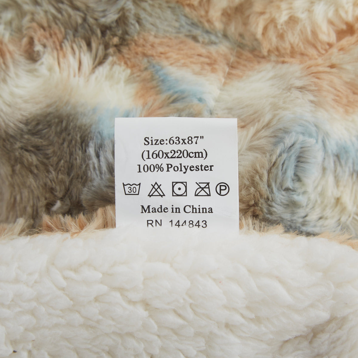 Russian Lynx Faux Fur Sherpa Blanket