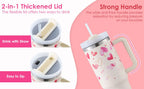 40 oz Stainless Steel Spill-Proof Insulated Tumbler with Straw