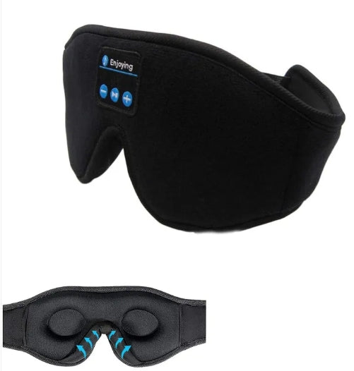 Music Blackout Sleep Eye Mask – Bluetooth Wireless Audio
