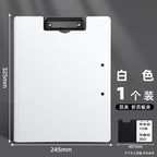 A4 Vertical & Horizontal Document Clip Folder – Double Clamp Organizer