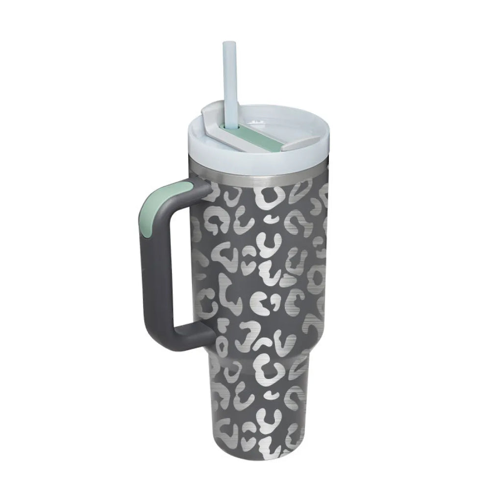 40 oz Stainless Steel Spill-Proof Insulated Tumbler with Straw
