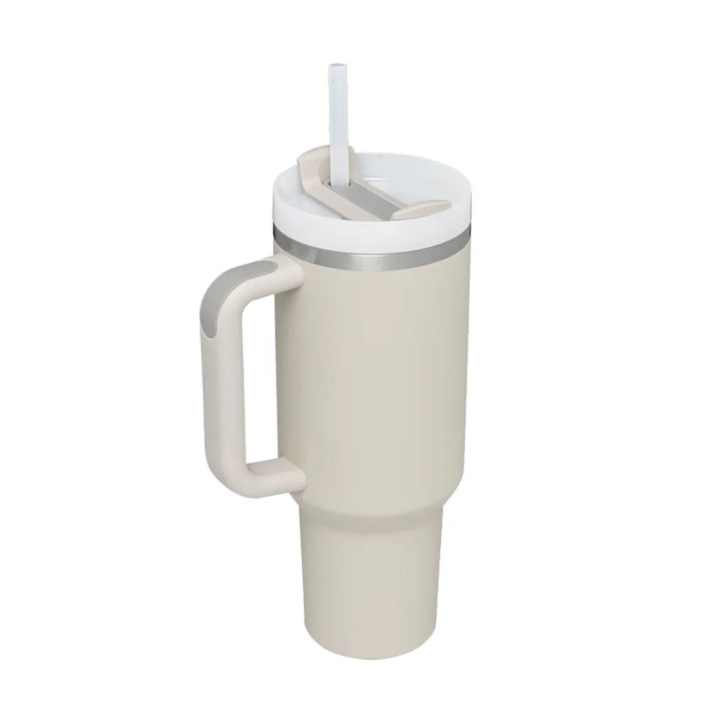 40 oz Stainless Steel Spill-Proof Insulated Tumbler with Straw