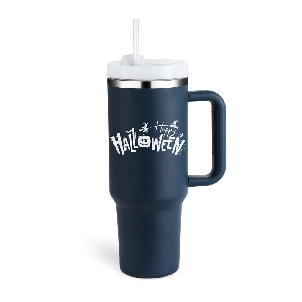 40 oz Stainless Steel Spill-Proof Insulated Tumbler with Straw
