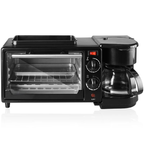 3-in-1 Breakfast Machine – Coffee Maker & Toaster Oven Combo