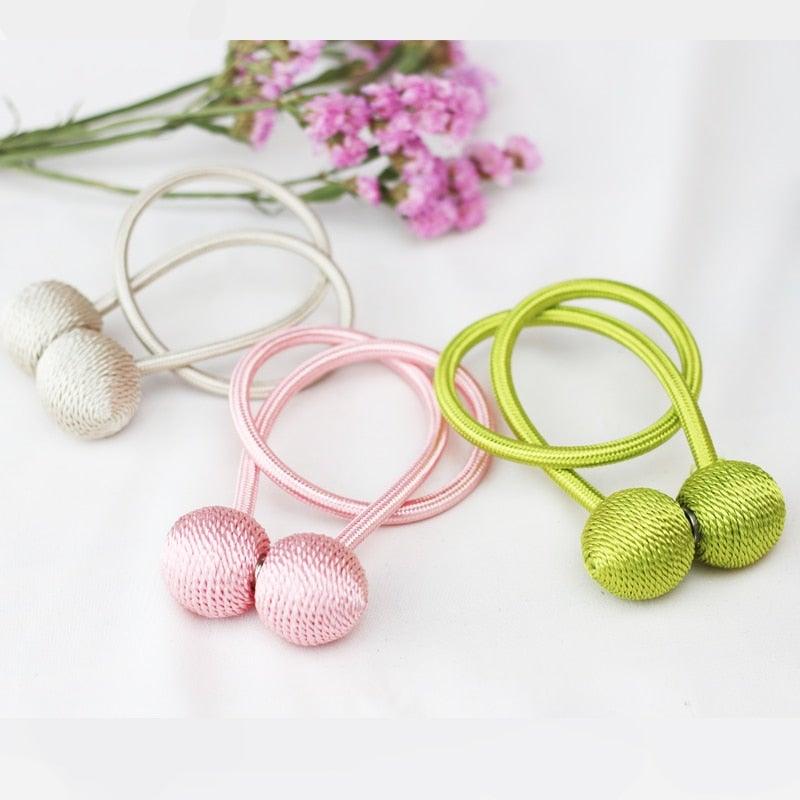 Colorful Magnetic Curtain Tieback – Color Options