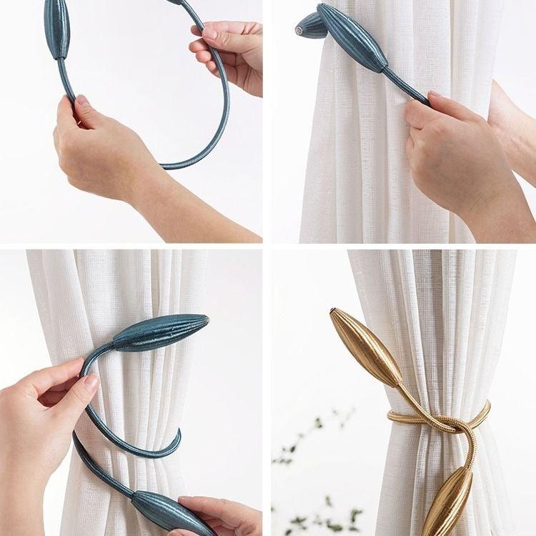 Decorative Twist Curtain Tiebacks – Color Options