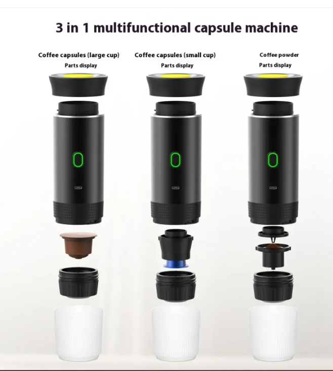 Portable Coffee Maker – BrewGo Capsule Coffee Machine