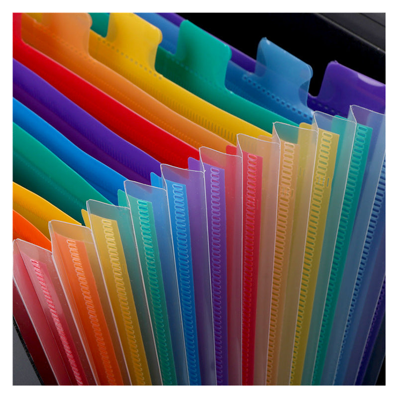 Multi-Layer Color Document Organizer Folder