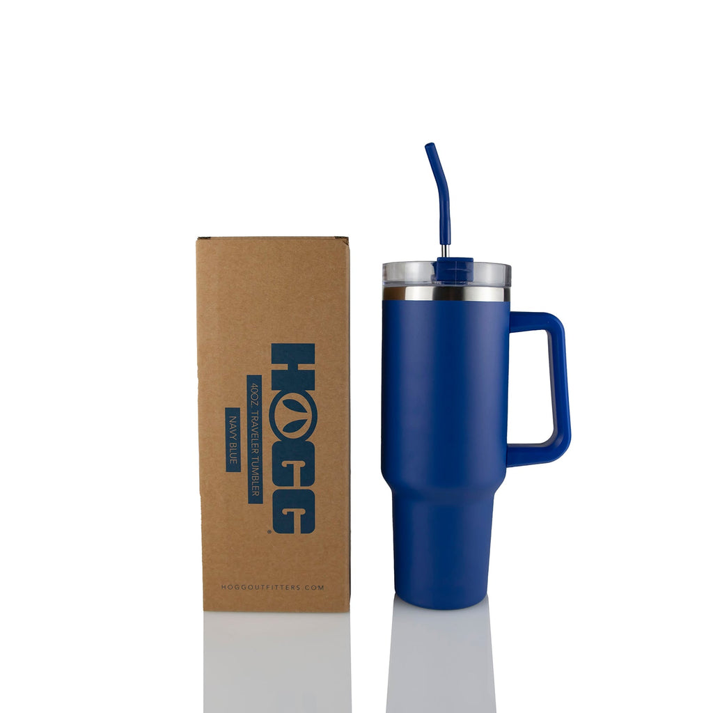 40 oz Powder-Coated Travel Tumbler