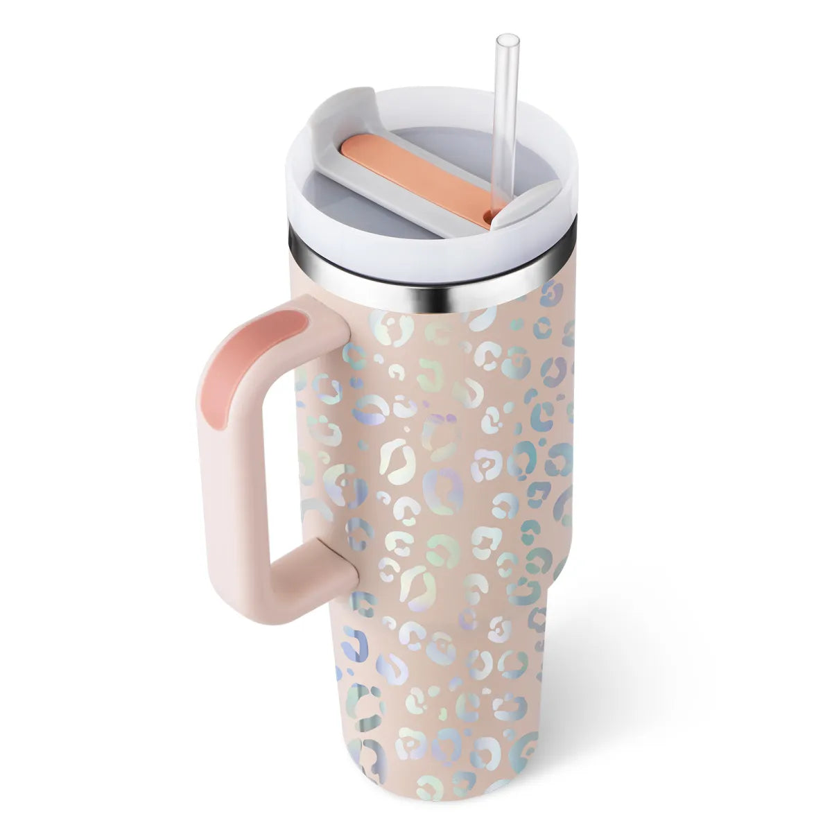 40 oz Stainless Steel Spill-Proof Insulated Tumbler with Straw