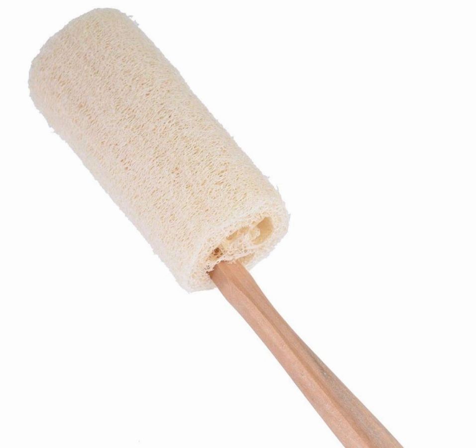 Natural Shower Loofah Sponge Set – 10 Pack (12–14 in)
