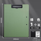 A4 Vertical & Horizontal Document Clip Folder – Double Clamp Organizer