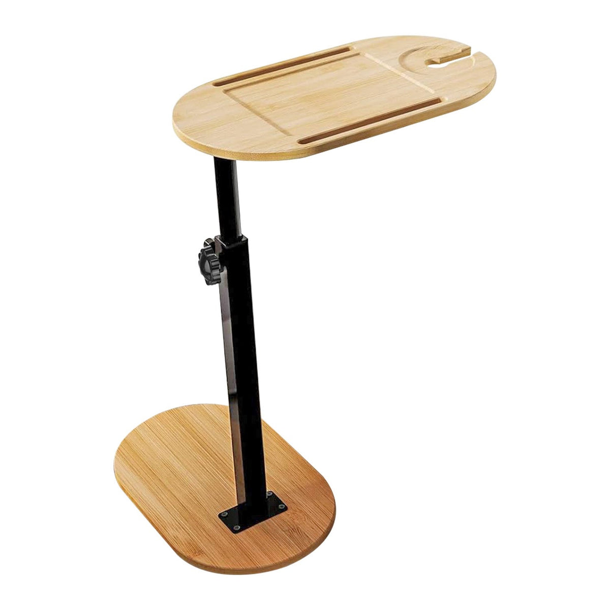 C-Shaped Adjustable Bathtub Tray Table – 360° Rotating