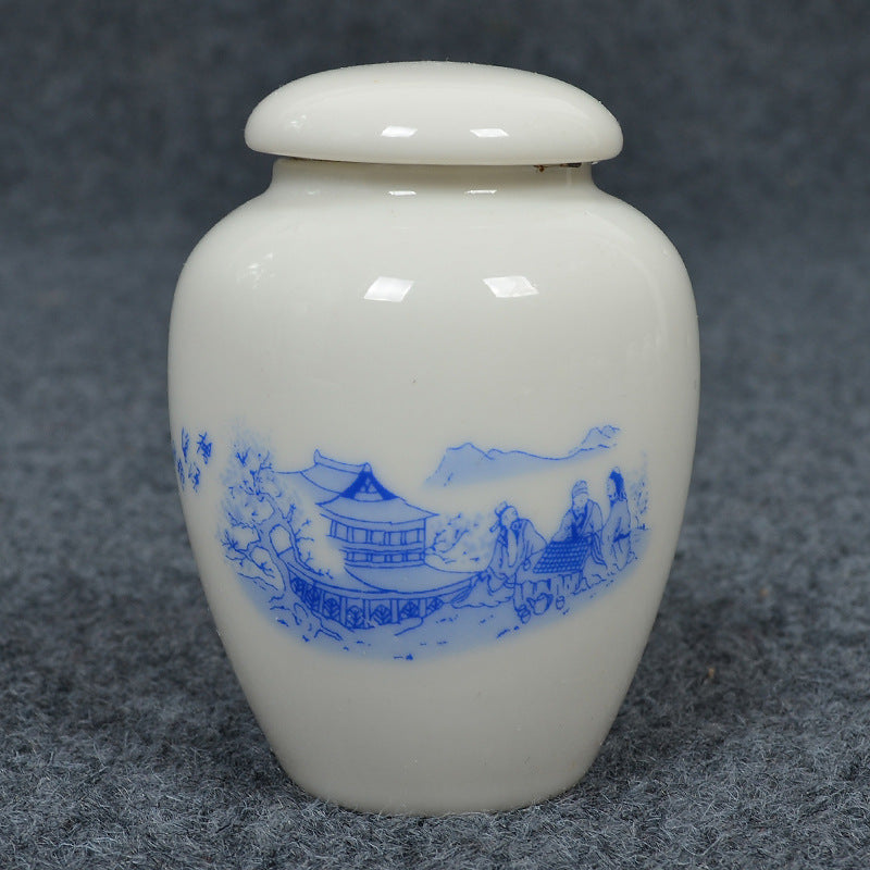 Ceramic Tea Canister and Storage Jar – Bottle Shape Design