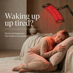 Red & Near-Infrared Light Therapy Lamp with Adjustable Stand