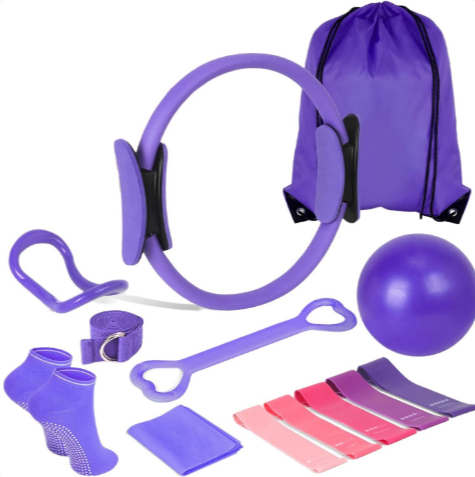 13-Piece Yoga & Pilates Set – Full Body Fitness Kit