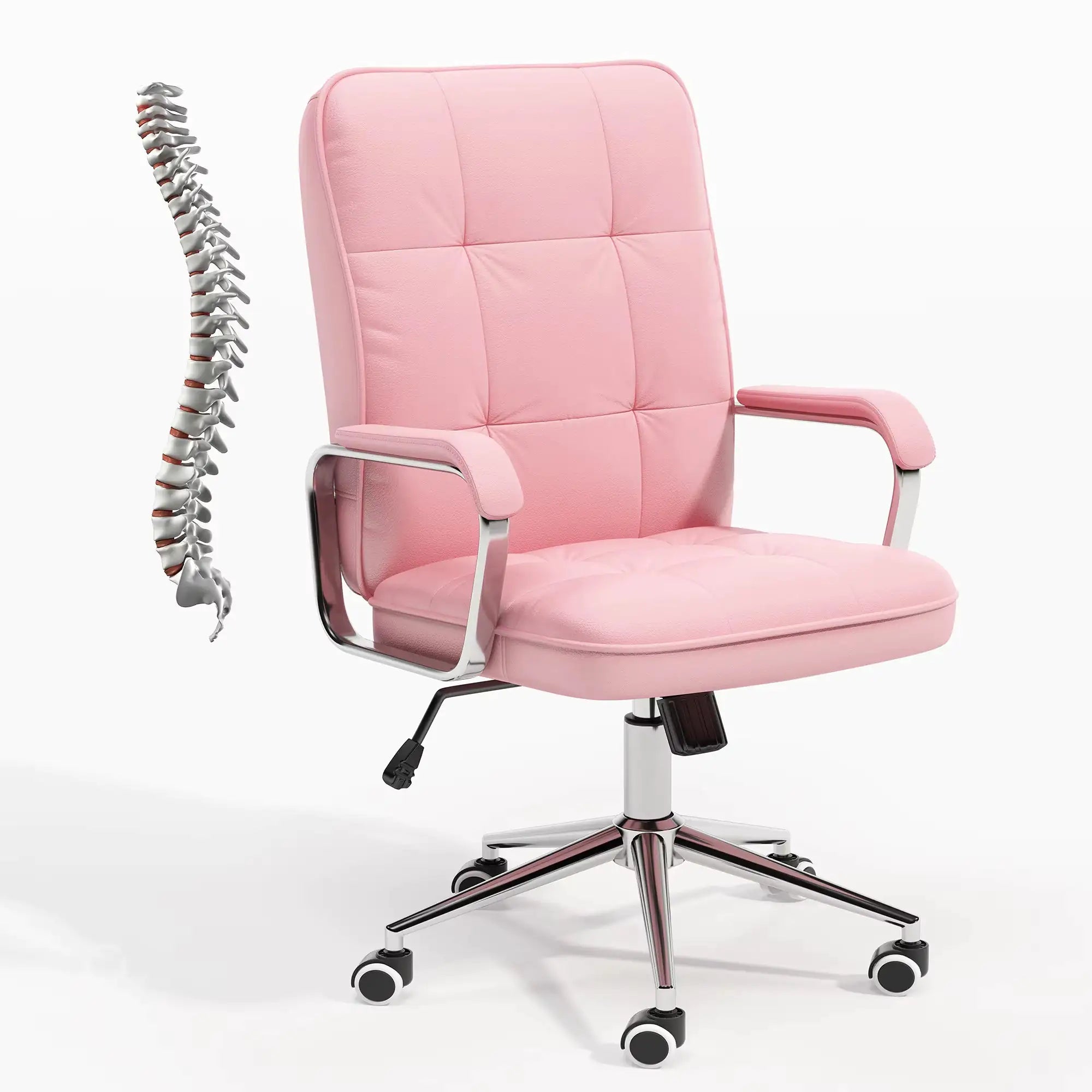 Leather Swivel Executive Office Chair