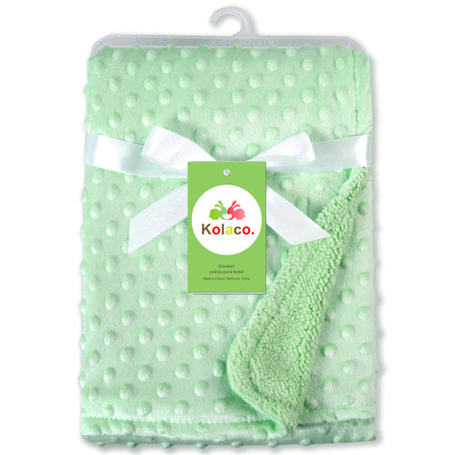 Double-Sided Fleece Throw Blanket – Ultra-Soft Lambswool