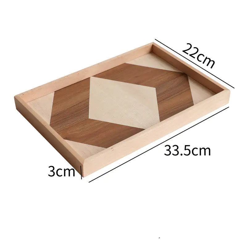 Wood Cake Serving Tray