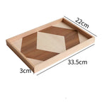Wood Cake Serving Tray