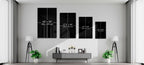 100 Dollar Bill Glass Wall Art – Size Options