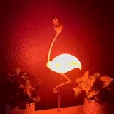 Flamingo Touch LED Desk Lamp with Phone Holder – Pink