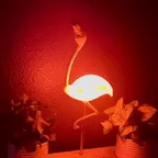 Flamingo Touch LED Desk Lamp with Phone Holder – Pink