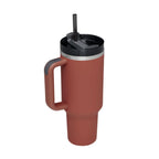 40 oz Stainless Steel Spill-Proof Insulated Tumbler with Straw