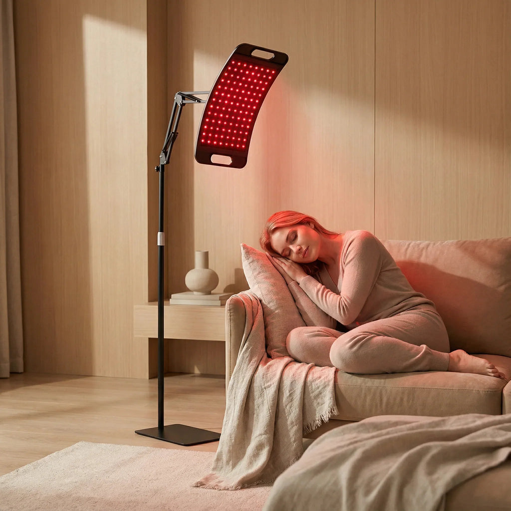 Red & Near-Infrared Light Therapy Lamp with Adjustable Stand