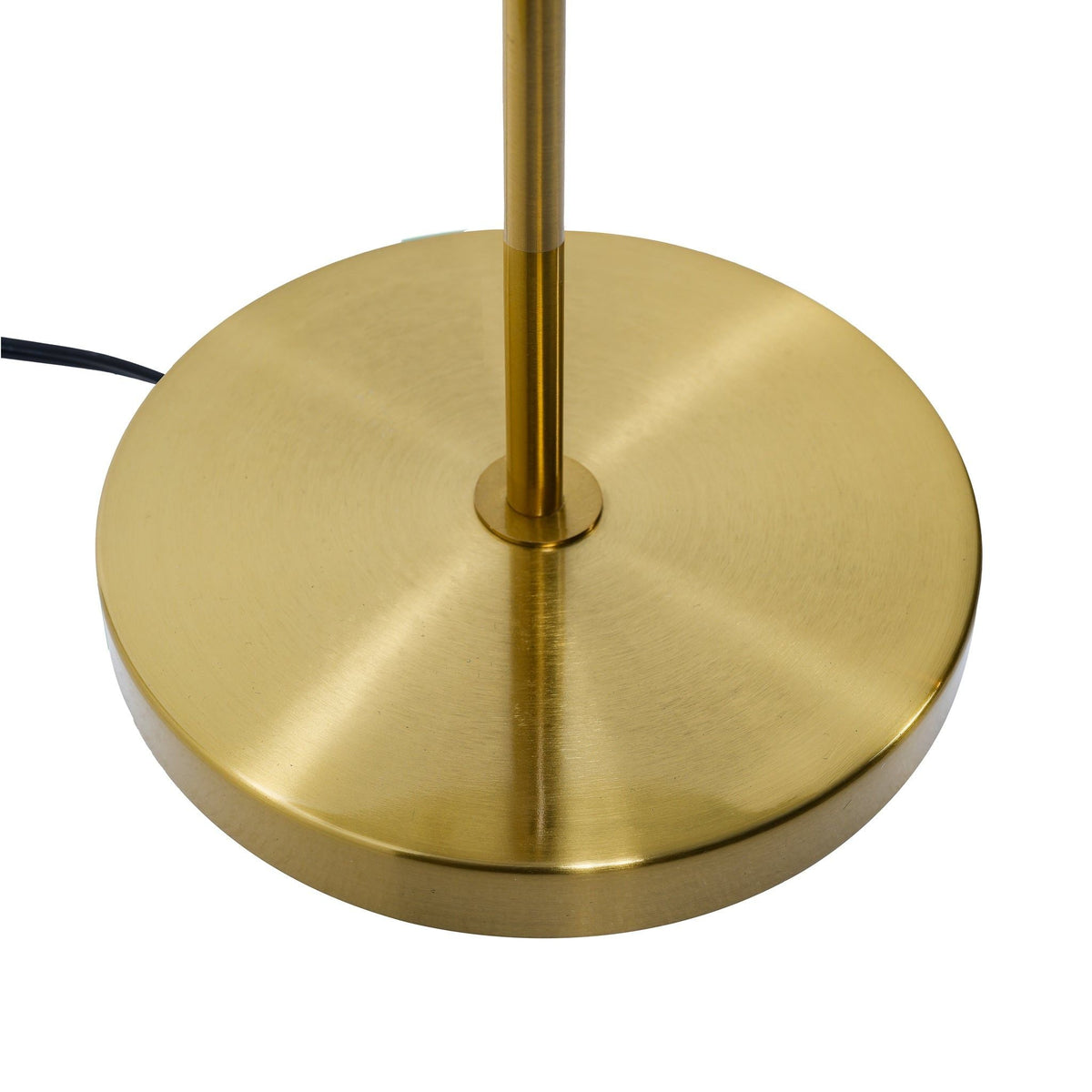 Modern Bedside Table Lamp with Pull Chain – Gold