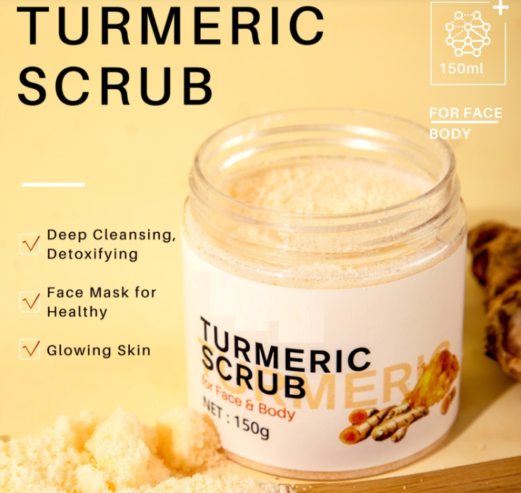 Turmeric Body Scrub – Gentle Exfoliating Skin Polish
