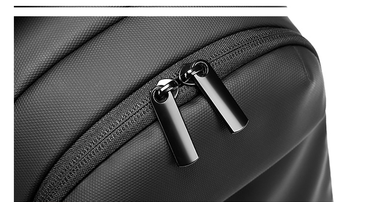 Men’s Oxford Crossbody Chest Bag – Black, 7 Styles