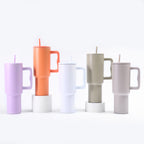 40 oz Stainless Steel Insulated Travel Tumbler with Straw