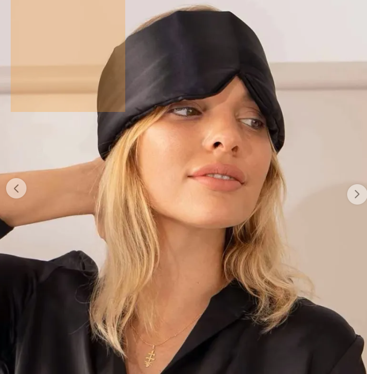 Silk Eye Mask for Sleep – Soft & Breathable Light-Blocking Mask