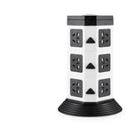 3D Vertical Socket Panel – Multi-Function Power Strip with USB