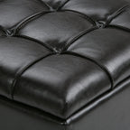 3-Piece Tufted Storage Ottoman Set – Multiple Colors