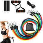 11-Piece Resistance Band Set – Home Gym Workout Kit