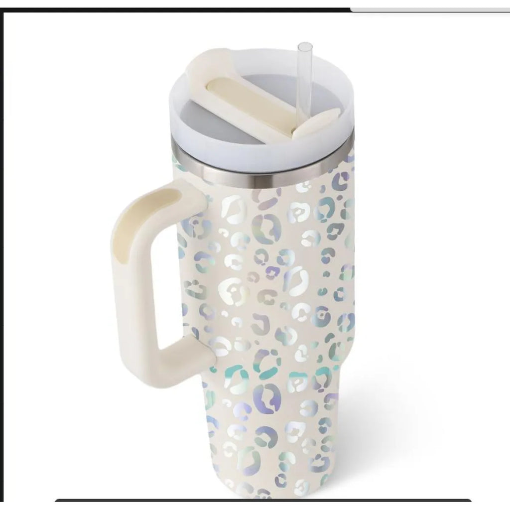 40 oz Stainless Steel Spill-Proof Insulated Tumbler with Straw