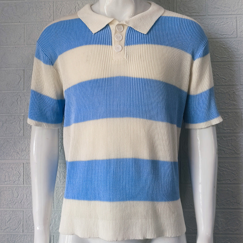 Men’s Slim-Fit Short Sleeve Knit Polo