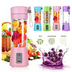 USB Rechargeable Portable Blender for Fruit Juices – Personal Smoothie Maker