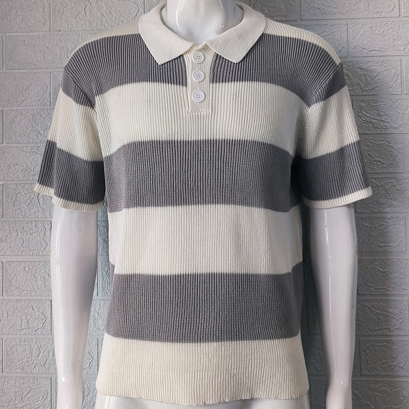 Men’s Slim-Fit Short Sleeve Knit Polo