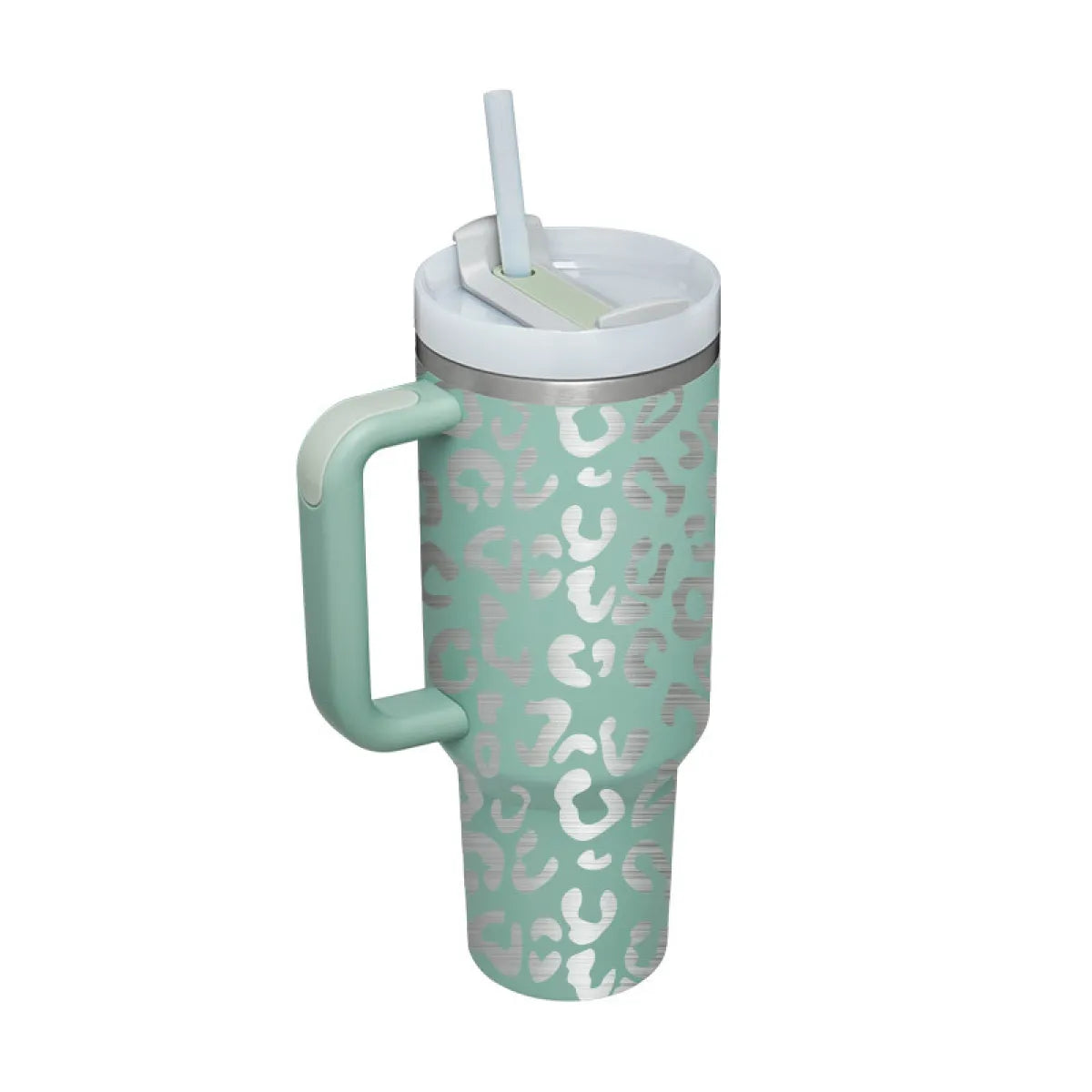 40 oz Stainless Steel Spill-Proof Insulated Tumbler with Straw