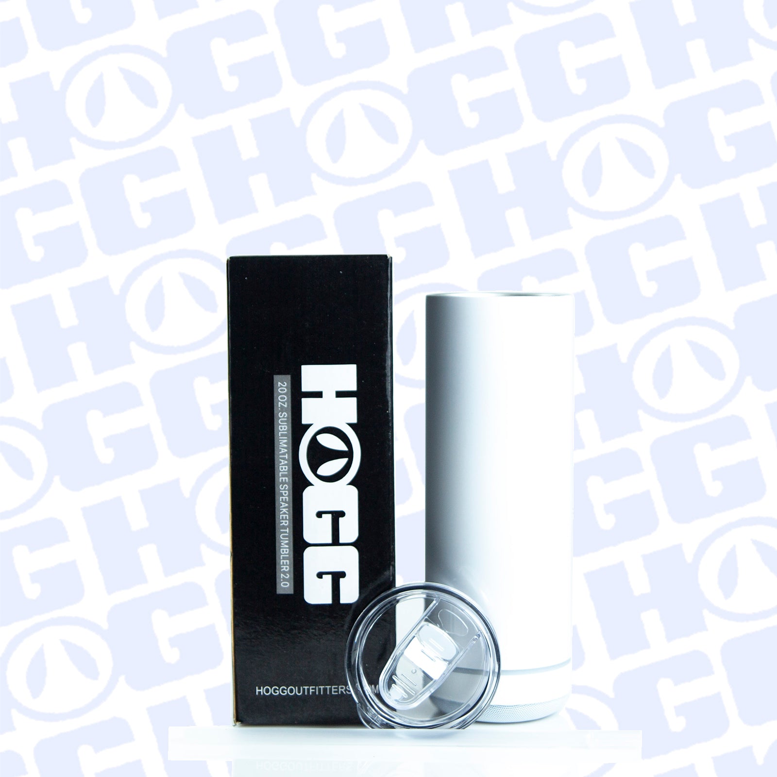 20 oz Wireless Speaker Tumbler – White