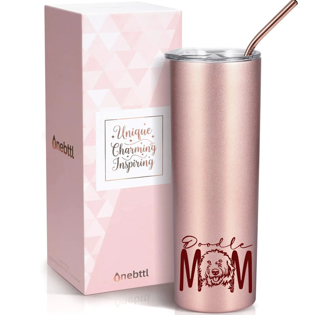 20 oz Goldendoodle “Doodle Mom” Insulated Tumbler – Onebttl