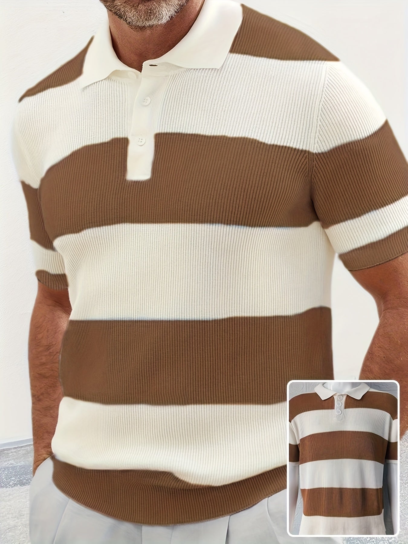 Men’s Slim-Fit Short Sleeve Knit Polo