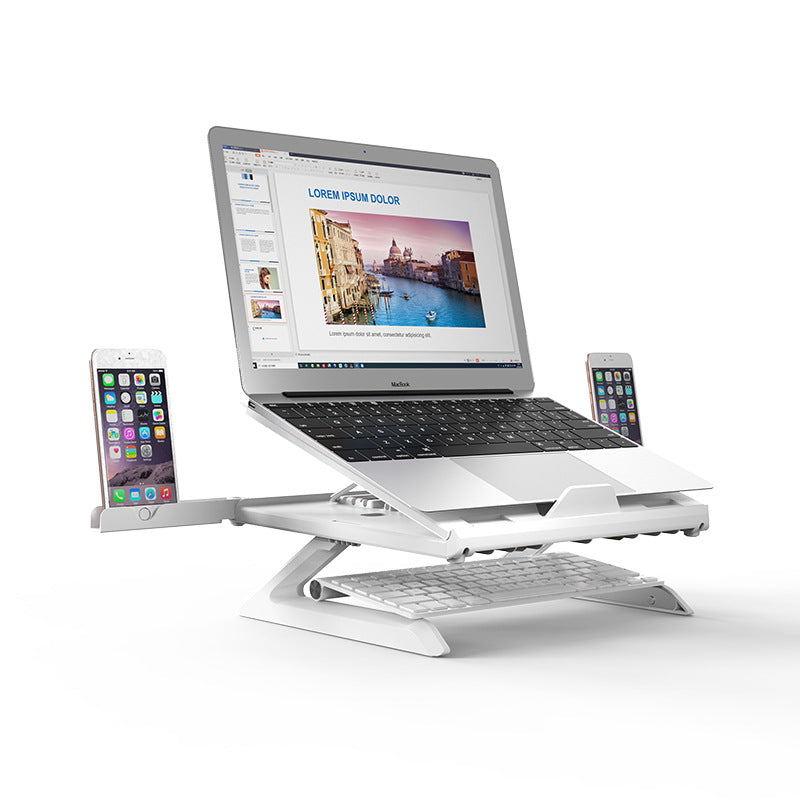 Multi-Functional Adjustable Laptop Stand – Aluminum Base