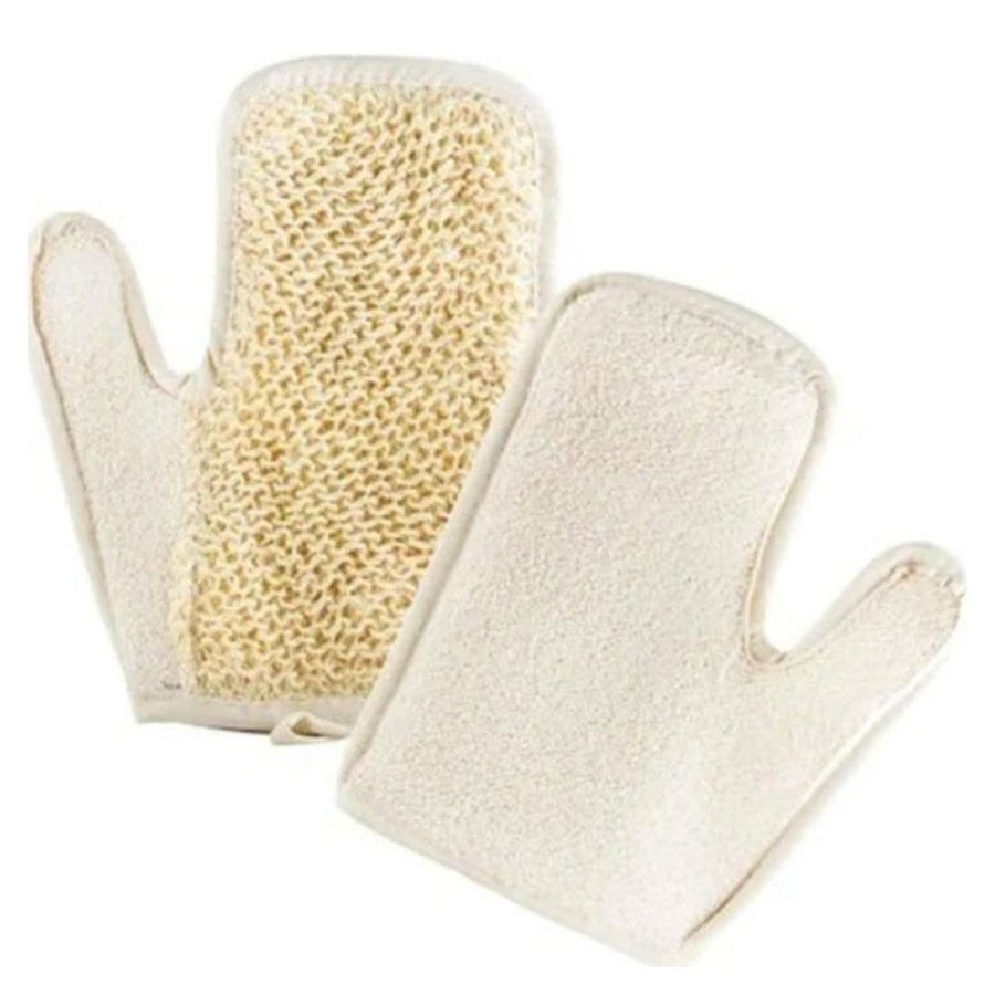 1 pc Exfoliating Bath Mitt – Natural